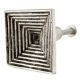 Kund Shape Antique Silver Aluminium Cabinet Knob